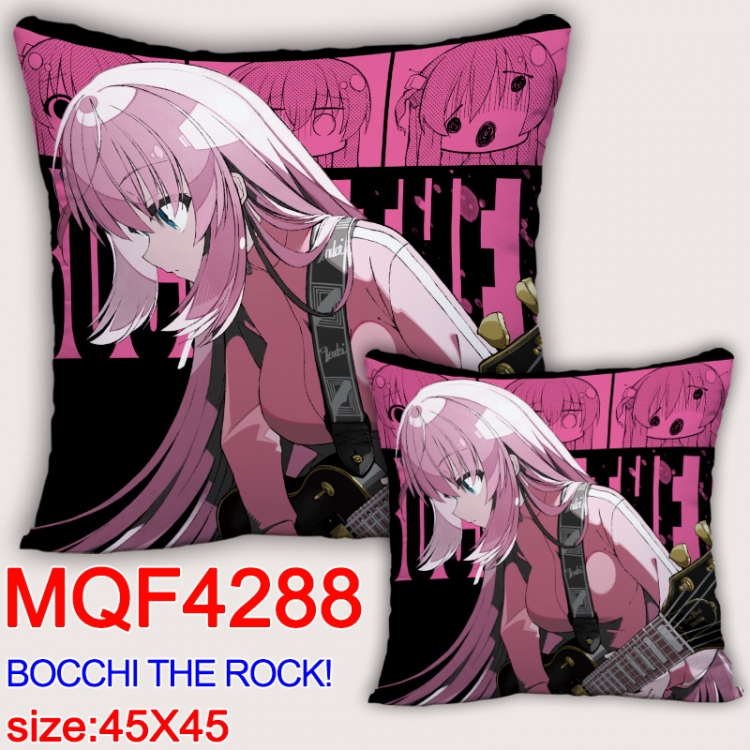Bocchi the Rock Anime square full-color pillow cushion 45X45CM NO FILLING MQF-4288
