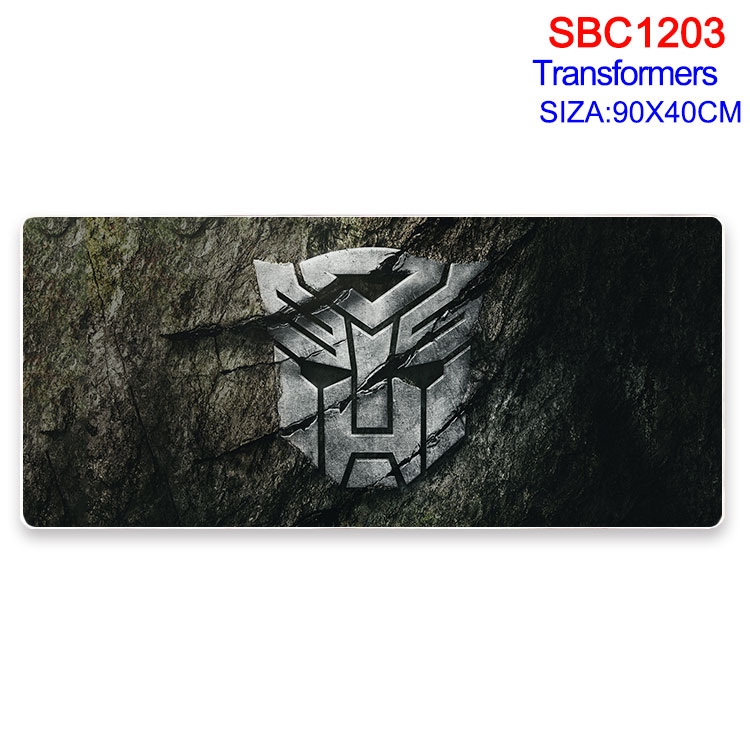 Transformers Anime peripheral edge lock mouse pad 90X40CM