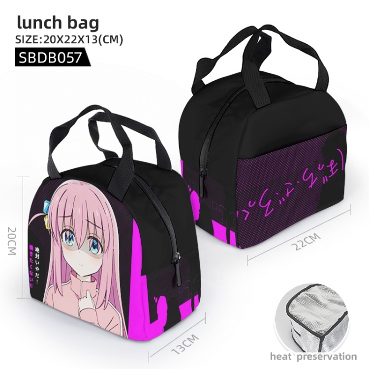 Bocchi the Rock Anime portable bento bag 20X22X13cm SBDB057