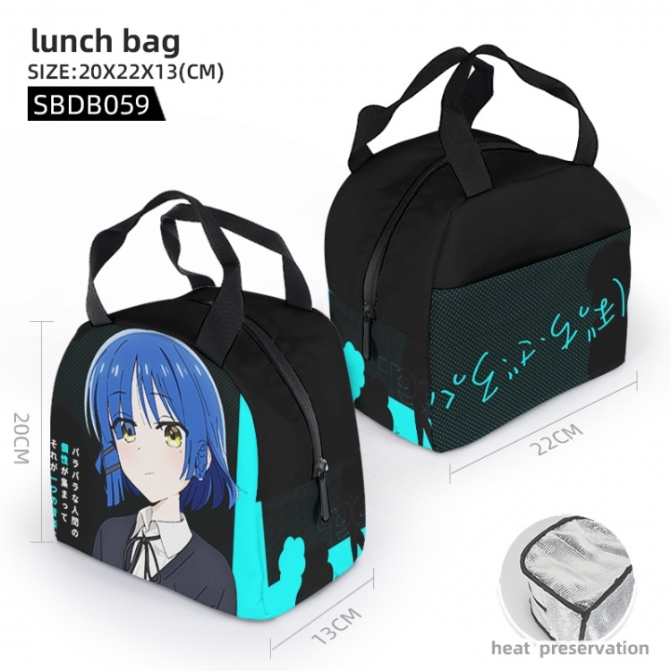 Bocchi the Rock Anime portable bento bag 20X22X13cm SBDB059