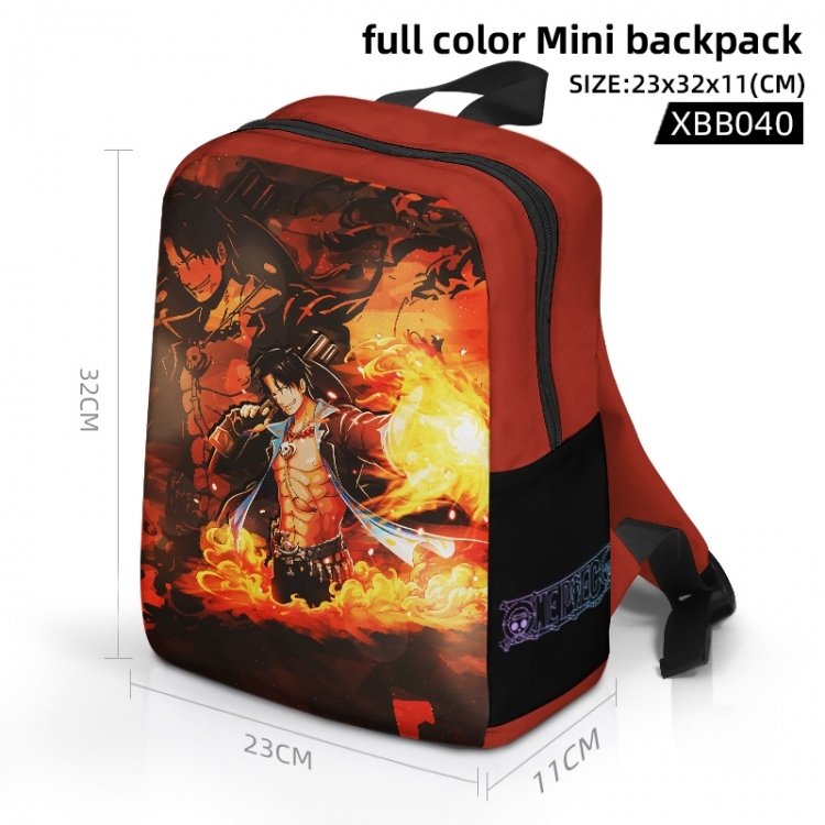 One Piece Anime full color backpack backpack backpack 23x32x11cm XBB40