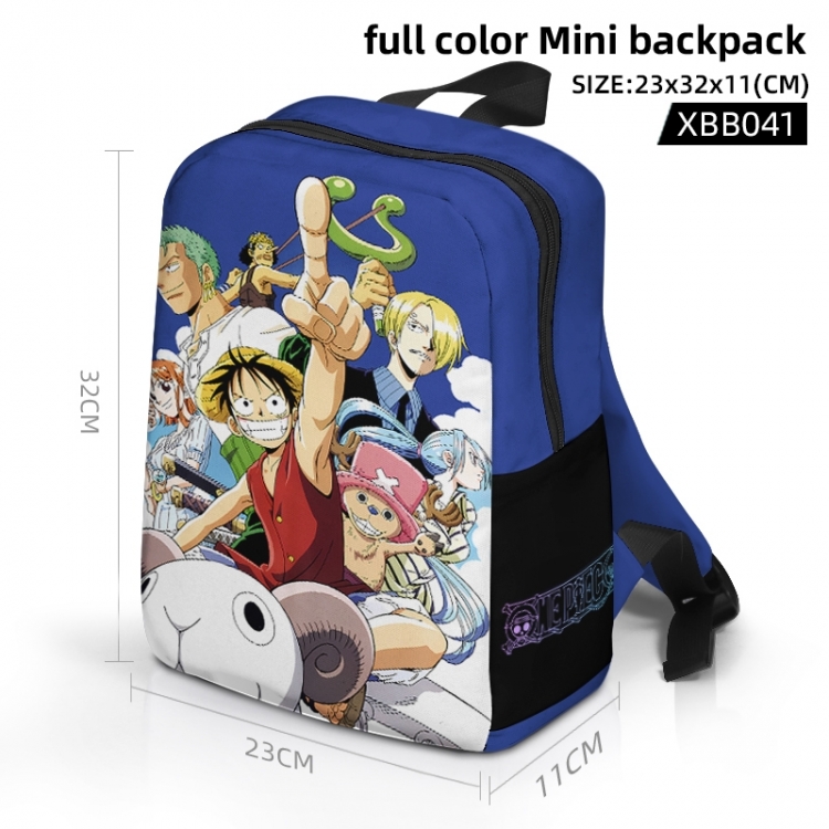 One Piece Anime full color backpack backpack backpack 23x32x11cm XBB41