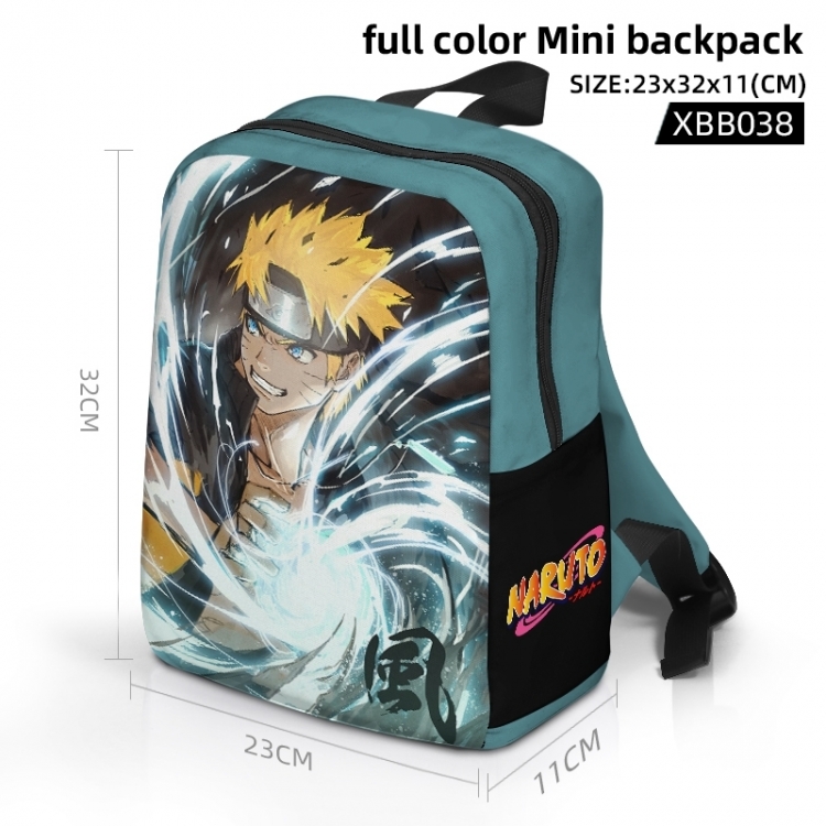 Naruto Anime full color backpack backpack backpack 23x32x11cm XBB38