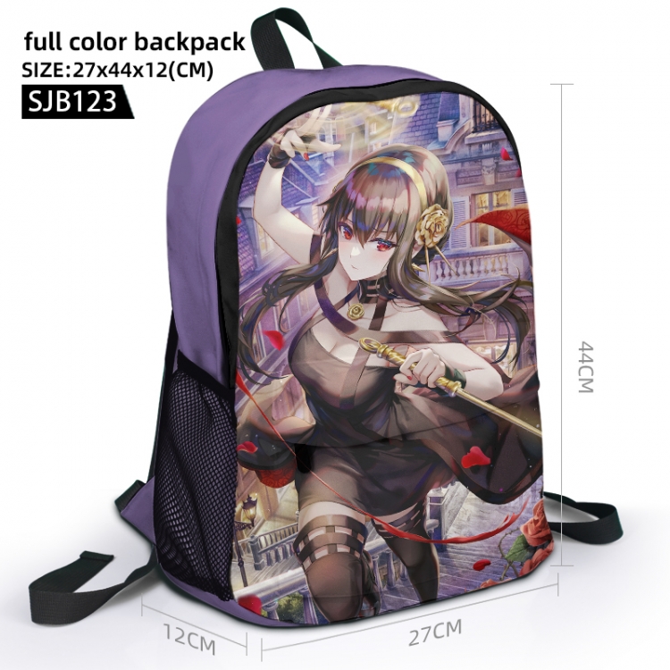 SPY×FAMILY Anime Full Color Backpack 27x44x12cm supports customization of individual graphics SJB123