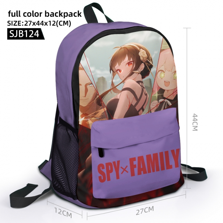 SPY×FAMILY Anime Full Color Backpack 27x44x12cm supports customization of individual graphics SJB124