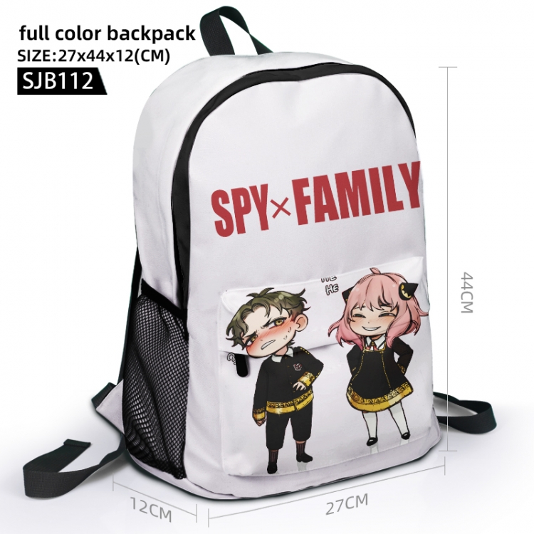 Anime Full Color Backpack 27x44x12cm supports customization of individual graphics SJB112