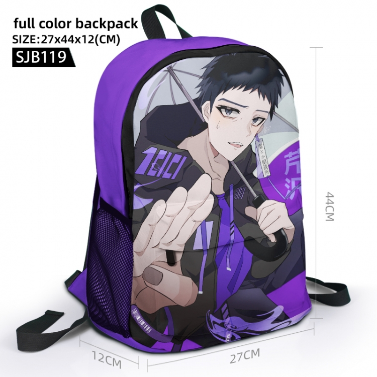 Mob Psycho 100 Anime Full Color Backpack 27x44x12cm supports customization of individual graphics SJB119