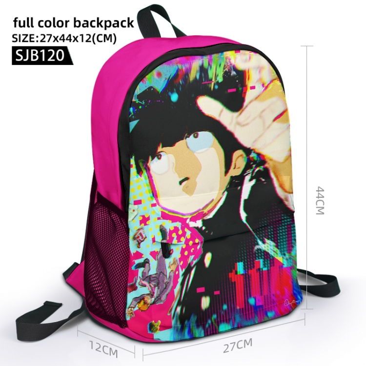 Mob Psycho 100 Anime Full Color Backpack 27x44x12cm supports customization of individual graphics SJB120