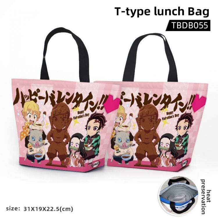 Bocchi the Rock Anime T-shaped bento bag waterproof bento bag 31X19X22.5CM