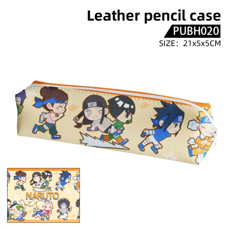 Naruto  Anime leather pencil case 21X5X5CM PUBH020