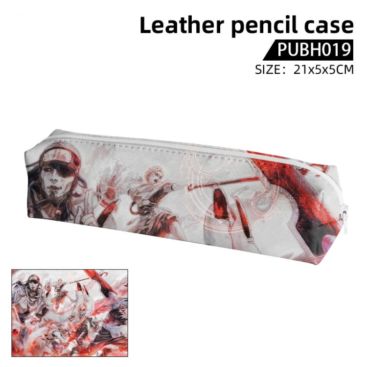 Naruto  Anime leather pencil case 21X5X5CM PUBH019