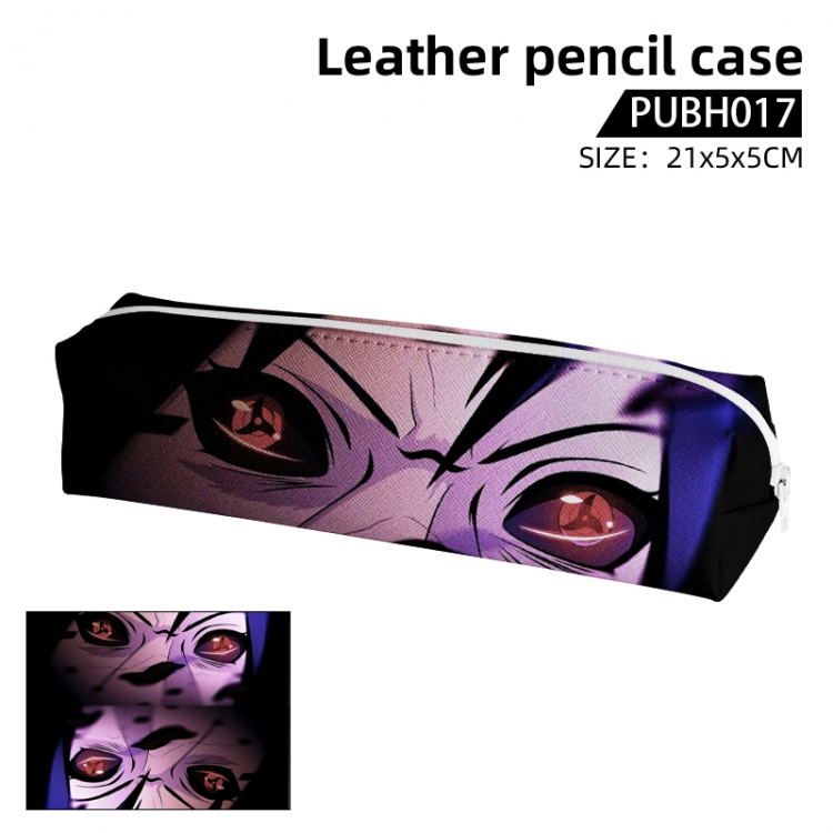 Naruto  Anime leather pencil case 21X5X5CM PUBH017