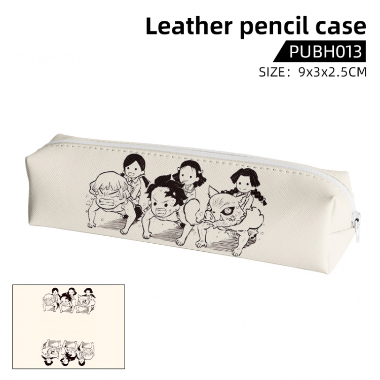 Demon Slayer Kimets Anime leather pencil case 21X5X5CM PUBH013