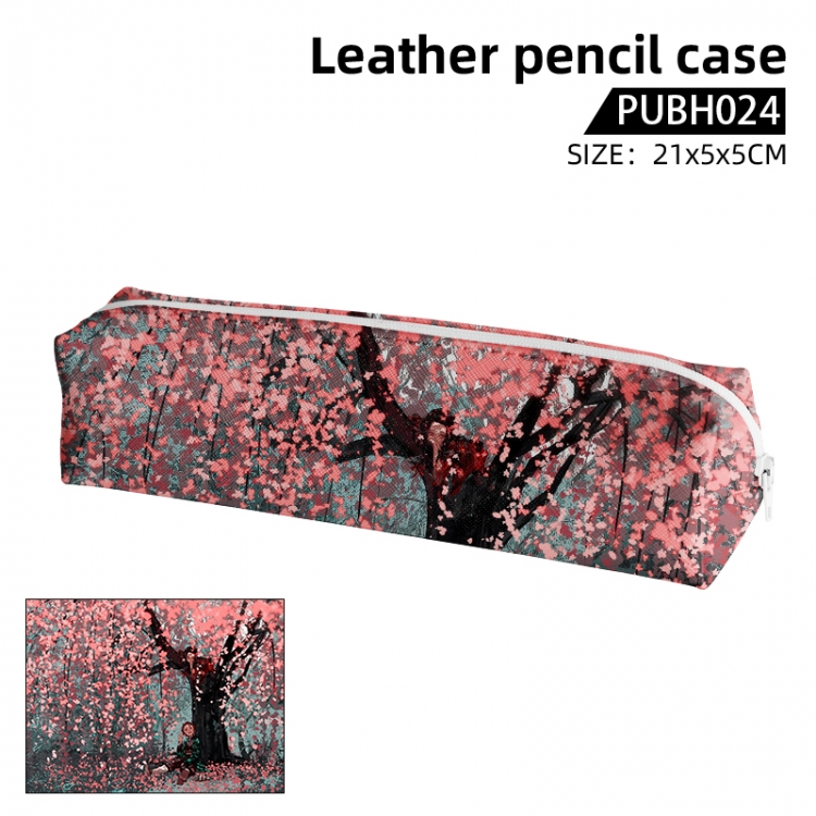 Demon Slayer Kimets Anime leather pencil case 21X5X5CM PUBH024