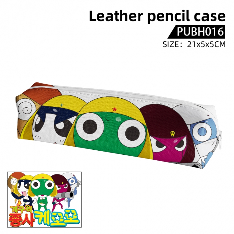 Keroro Anime leather pencil case 21X5X5CM PUBH016