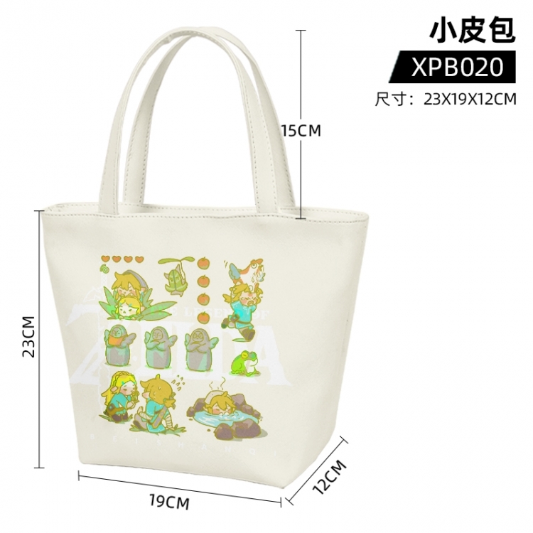 The Legend of Zelda Anime one shoulder small leather bag 23X19X12cm supports customization with individual designs XPB02