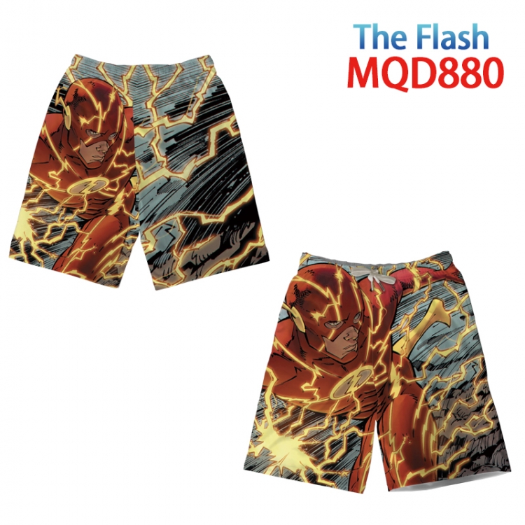 The Flash Anime Print Summer Swimwear Beach Pants from M to 3XL MQD 880