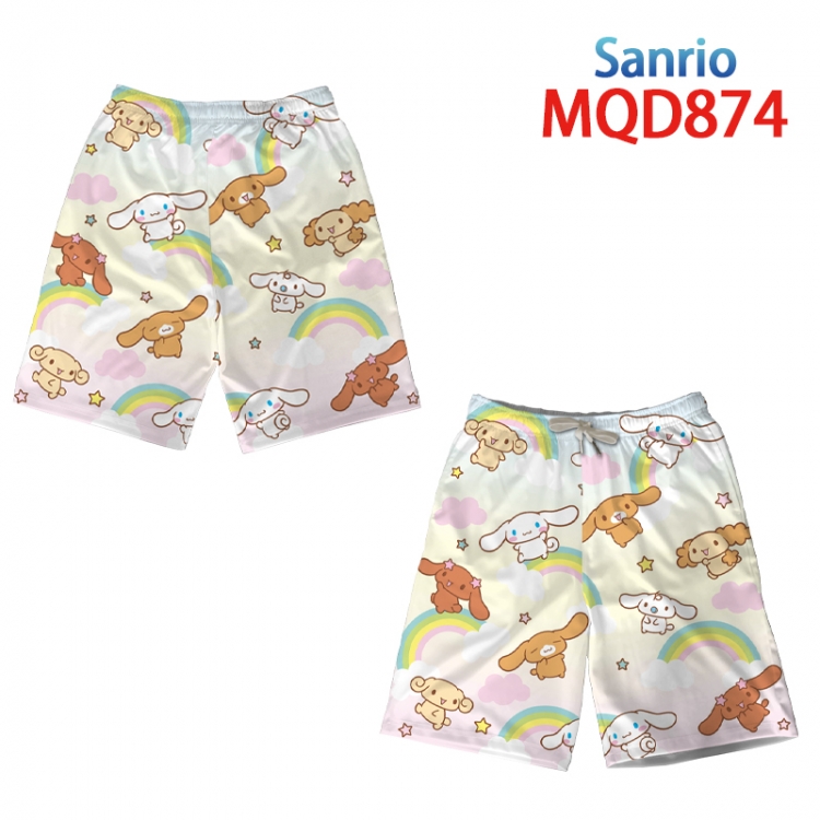 Sanrio Anime Print Summer Swimwear Beach Pants from M to 3XL MQD 874