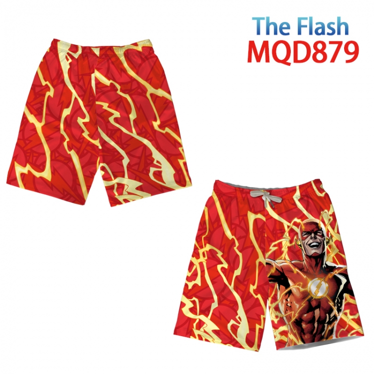 The Flash Anime Print Summer Swimwear Beach Pants from M to 3XL  MQD 879