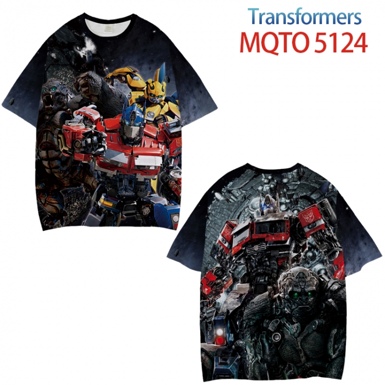 Transformers Full color printed short sleeve T-shirt from XXS to 4XL MQTO 5124