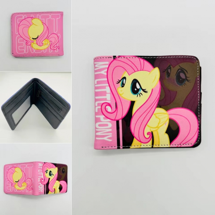 My Little Pony Full color  Two fold short card case wallet 11X9.5CM