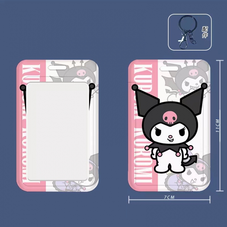 Kuromi Cartoon peripheral ID card sleeve Ferrule 11cm long 7cm wide price for 5 pcs