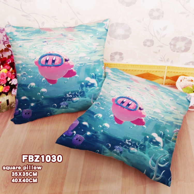 Kirby Anime square full-color pillow cushion 45X45CM NO FILLING FBZ1030