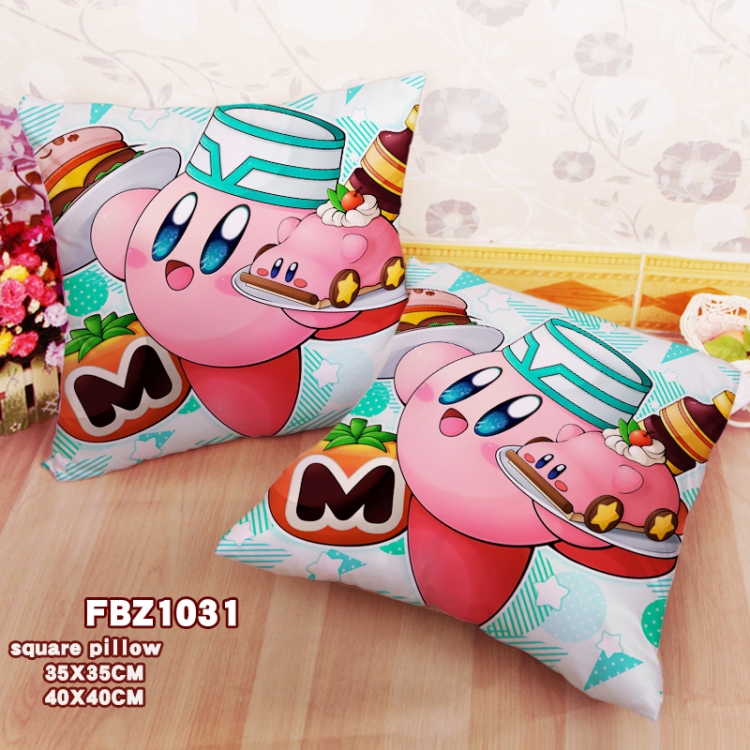 Kirby Anime square full-color pillow cushion 45X45CM NO FILLING FBZ1031