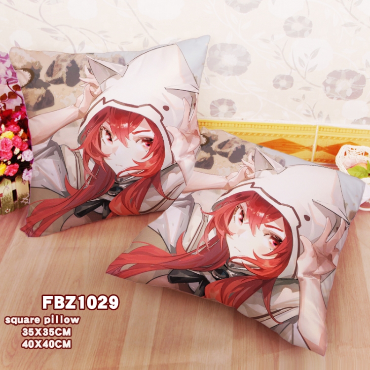 Mushoku Tensei Anime square full-color pillow cushion 45X45CM NO FILLING FBZ1029