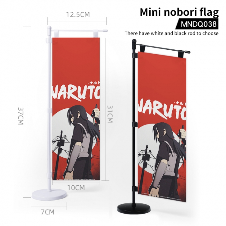 Naruto Anime Mini Knife Flag 37X12.5CM MNDQ038