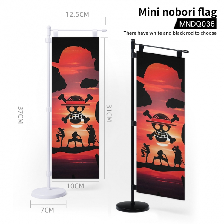 One Piece Anime Mini Knife Flag 37X12.5CM MNDQ036