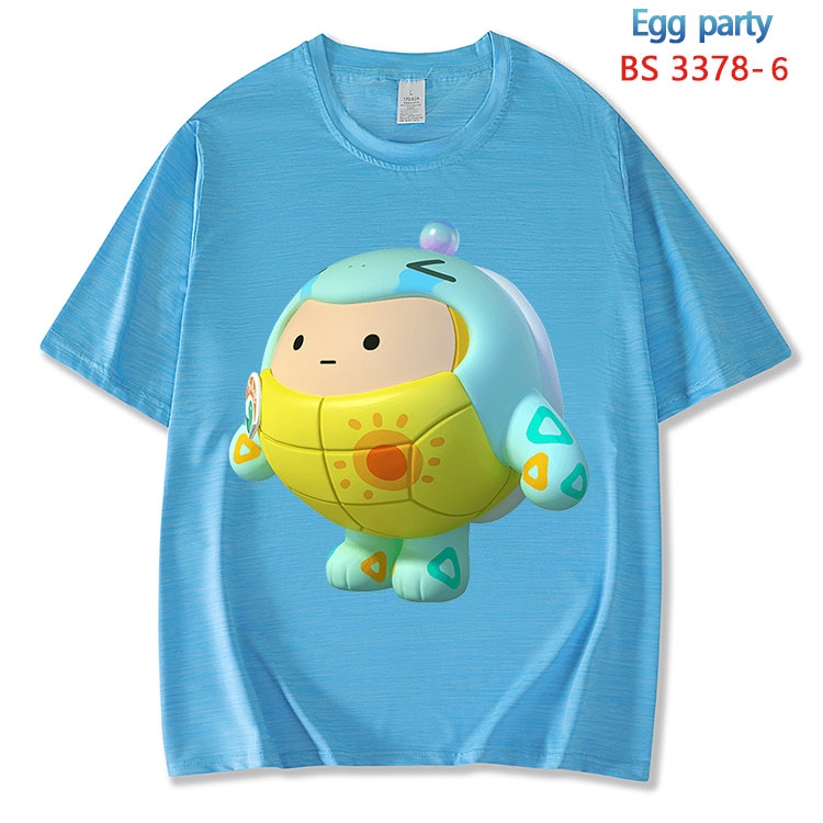 Egg Party ice silk cotton loose and comfortable T-shirt from XS to 5XL  BS-3378-6