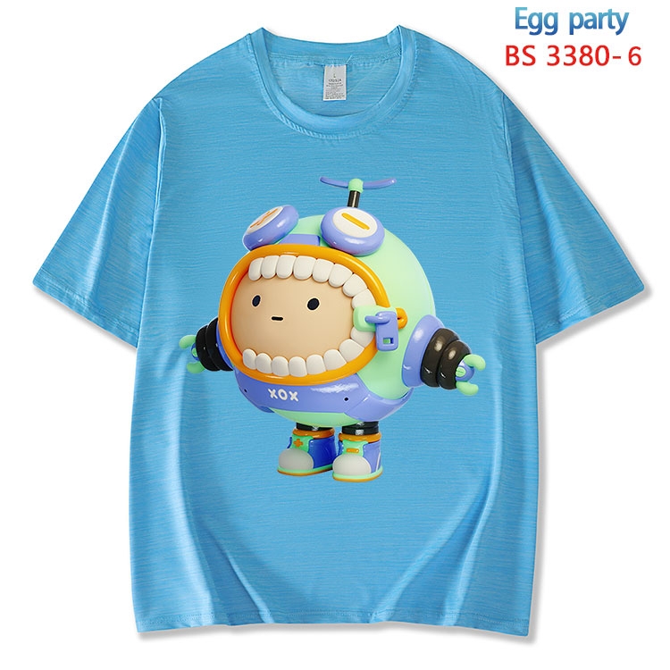 Egg Party ice silk cotton loose and comfortable T-shirt from XS to 5XL  BS-3380-6