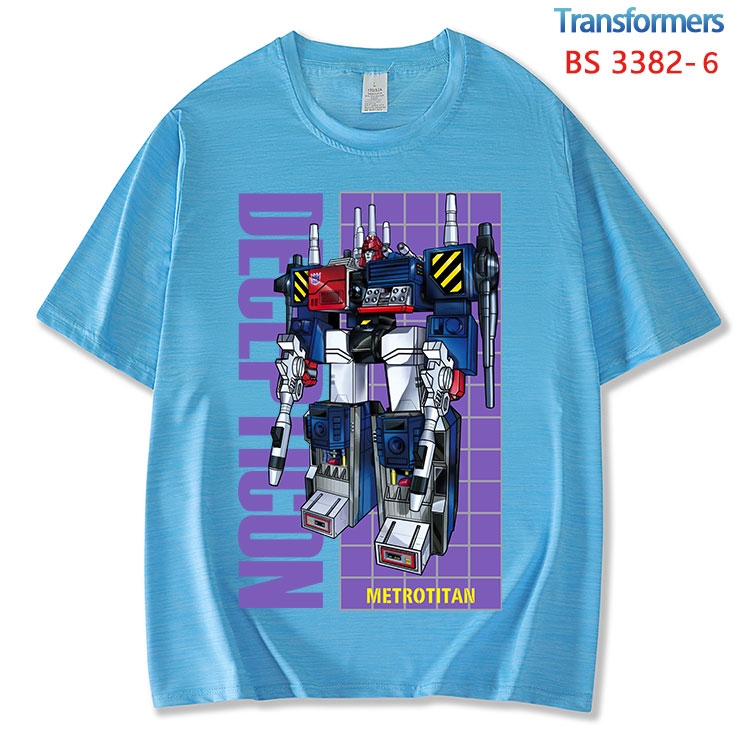 Transformers ice silk cotton loose and comfortable T-shirt from XS to 5XL  BS-3382-6