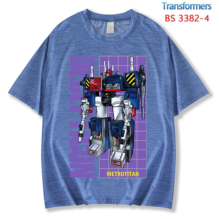 Transformers ice silk cotton loose and comfortable T-shirt from XS to 5XL BS-3382-4