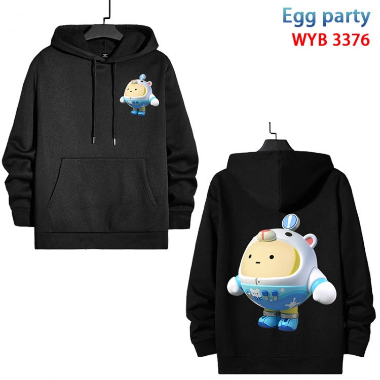 Egg party Anime color contrast patch pocket sweater from XS to 4XL WYB-3376-3