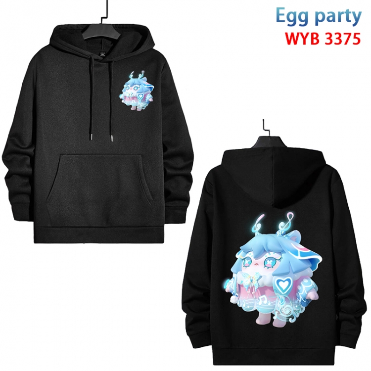 Egg party Anime color contrast patch pocket sweater from XS to 4XL WYB-3375-3