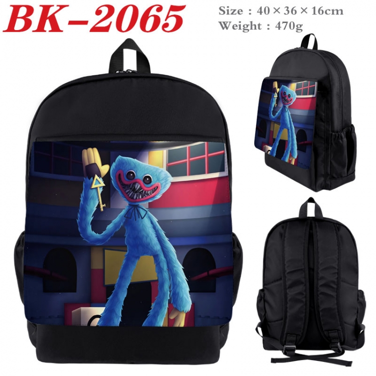 Poppy Playtime New nylon canvas waterproof backpack 40X36X16CM BK-2065