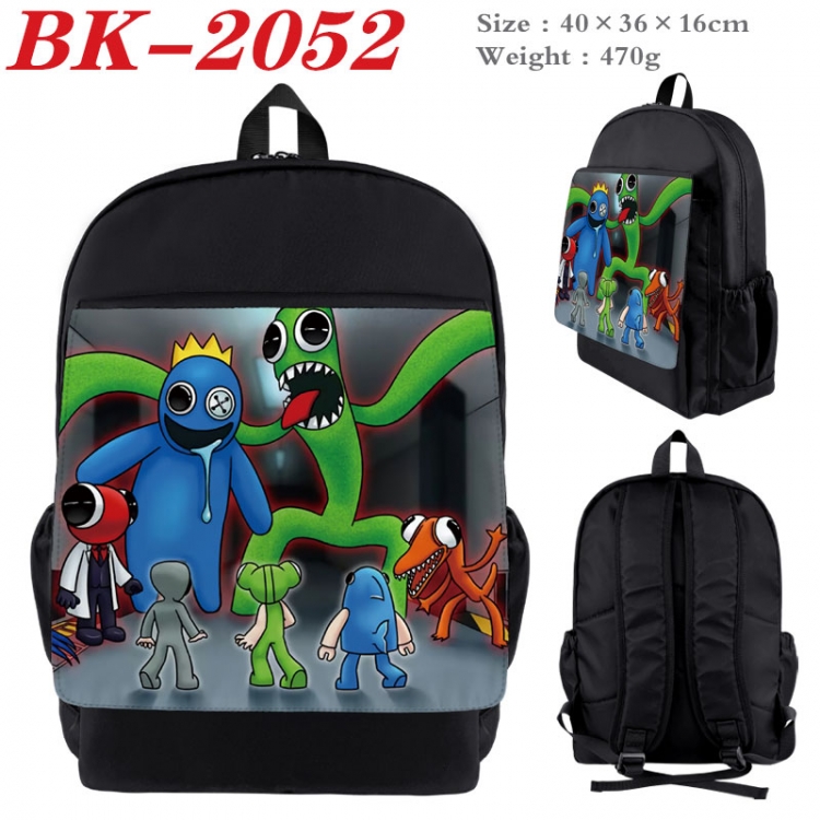 Rainbow Friend New nylon canvas waterproof backpack 40X36X16CM BK-2052