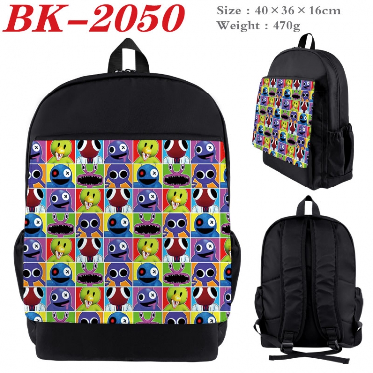 Rainbow Friend New nylon canvas waterproof backpack 40X36X16CM  BK-2050