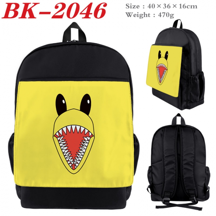 Rainbow Friend New nylon canvas waterproof backpack 40X36X16CM BK-2046