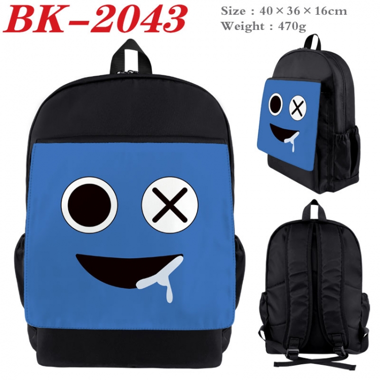 Rainbow Friend New nylon canvas waterproof backpack 40X36X16CM  BK-2043