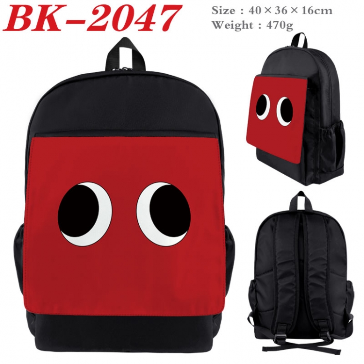 Rainbow Friend New nylon canvas waterproof backpack 40X36X16CM BK-2047