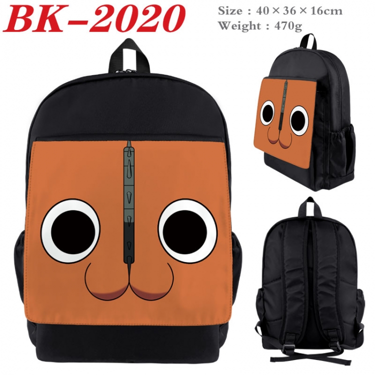 Chainsaw man New nylon canvas waterproof backpack 40X36X16CM  BK-2020