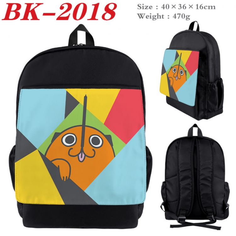 Chainsaw man New nylon canvas waterproof backpack 40X36X16CM  BK-2018