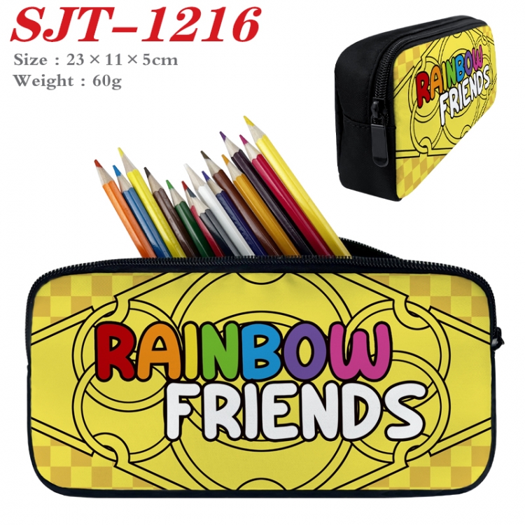 Rainbow Friend Anime nylon student pencil case 23x11x5cm SJT-1216