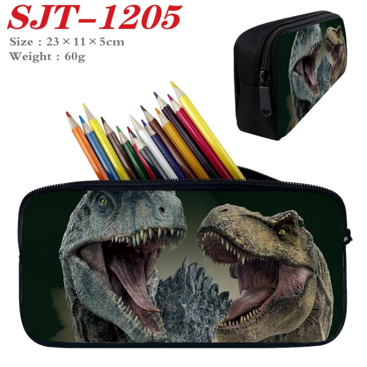 Dinosaur series  Anime nylon student pencil case 23x11x5cm SJT-1205