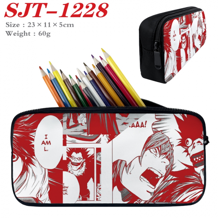 Death note  Anime nylon student pencil case 23x11x5cm SJT-1228