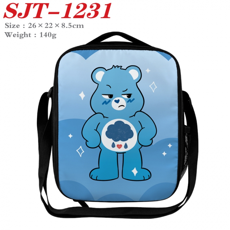 Care Bears Anime Lunch Bag Crossbody Bag 26x22x8.5cm SJT-1231