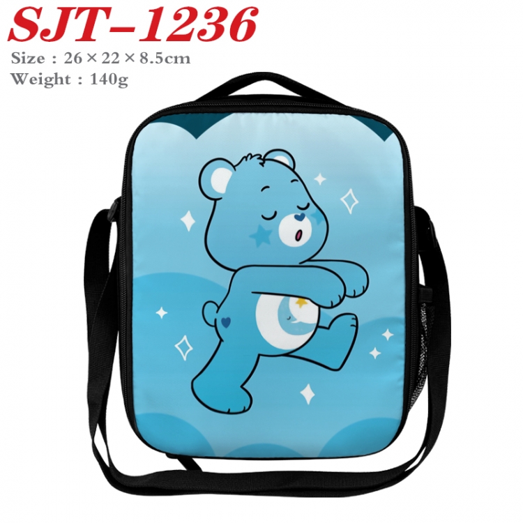 Care Bears Anime Lunch Bag Crossbody Bag 26x22x8.5cm SJT-1236